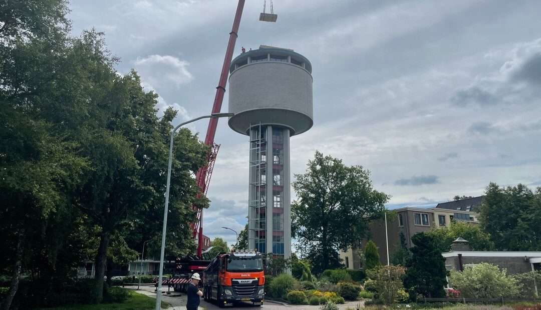 Watertoren Assen over een jaar klaar als luxe overnachtingsplek